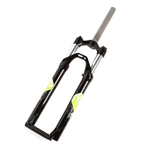 Mountain Bike Fork : Waui Mountain Bike Suspension Fork, 27.5" Aluminum Alloy Front Bridge Hydraulic Control 1-1 / 8" Travel 100mm (Size : C)