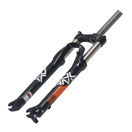 Mountain Bike Fork : Waui Mountain Bike Suspension Fork, 27.5" Aluminum Alloy Spring Suspension Front Bridge Hydraulic Control 1-1 / 8" Travel 100mm (Color : C, Size : 29inch)