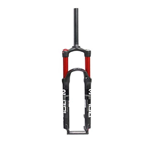 Mountain Bike Fork : Waui Mountain Bike Suspension Forks, 26inch MTB Bike Lightweight Aluminum Alloy Suspension Lock Shoulder Travel:100mm Shock Fork (Color : A, Size : 29inch)