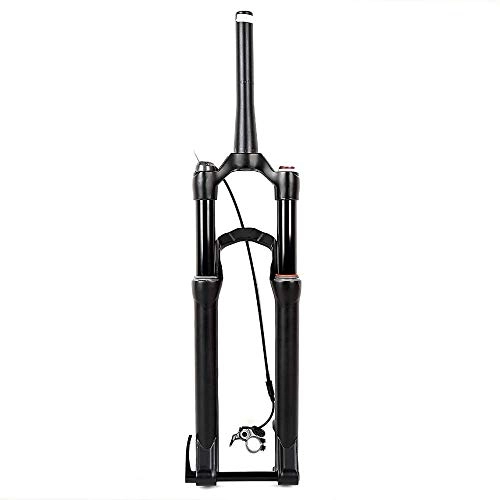 Mountain Bike Fork : Waui MTB Mountain Bike Fork Air Gas Remote Control Locking Suspension Bicycle Forks Magnesium Aluminium Alloy 27.5" 29" (Color : 29in)