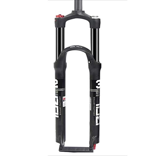 Mountain Bike Fork : Waui Remote Lock Out Suspension Mountain Bike 26 / 27.5 / 29 Inch Shock Absorber Stroke 100 Mm (Size : 26 inches)