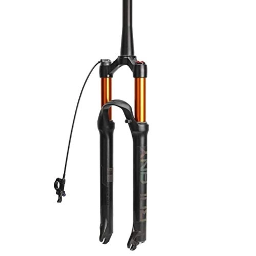 Mountain Bike Fork : Waui Remote Quick Lock Suspension Fork For Mountain Bike 100MM Fork Air 26er 27.5er .29er (Color : Remote control, Size : 27.5inch)