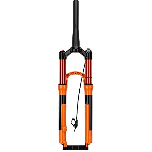 Mountain Bike Fork : WOUPY Air Suspension Fork, Wire Control Front Fork Long‑lasting Lubrication Mountain Bike Front Fork Shockproof and Durable for 26in Bike