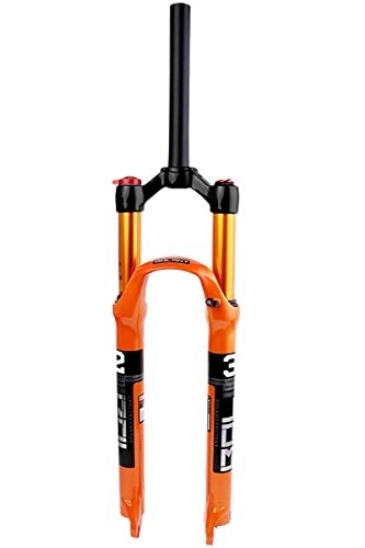 Mountain Bike Fork : WYJW 26 / 27.5 / 29 Inc MTB Bicycle Suspension Fork Straight Tube QR 9mm Manual Lockout And Remote Lockout Aluminum Alloy Mountain Bike Front Forks