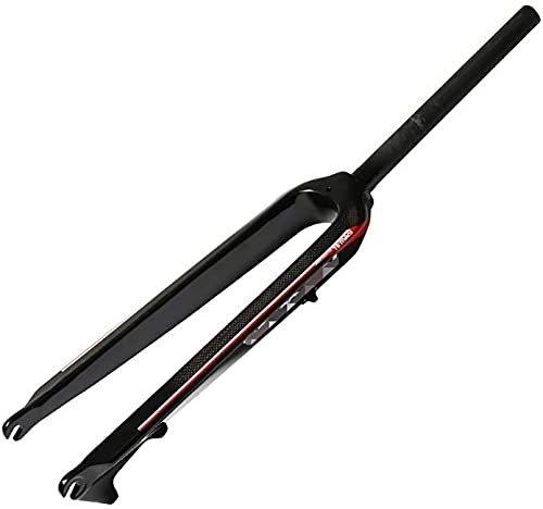 Mountain Bike Fork : WYJW Mountain Bike Front Fork Bicycle MTB Fork Bicycle Suspension Fork Full Carbon Fiber Without Suspension Straight Tube Hard Fork Mountain Bike Disc Brake Front Fork Carbon Fork