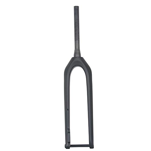 Mountain Bike Fork : XINGYA 110 * 15mm Boost Carbon MTB Fork 29er Mountain Bike Carbon Rigid Fork 1-1 / 2" Tapered 160mm Rotor Max Tire 3.0 (Color : UD Black Matte)