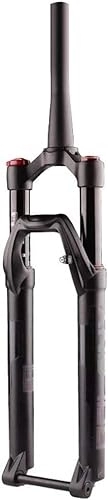Mountain Bike Fork : YANHAO 27.5 29er Thru Axle Suspension Fork 32 RL QR Quick Release Tapered Rebound Adjustment Mountain Fork For Bike Accessorie (Color : Tapered Manual Lock, Size : 29 inch)