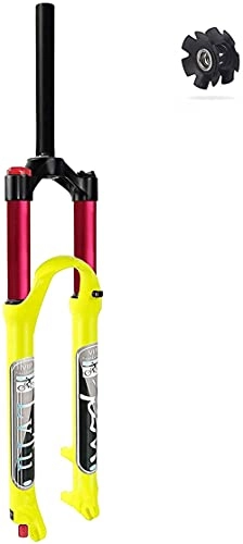 Mountain Bike Fork : YBNB Mountain Bike Mtb Front Fork 26 / 27.5 / 29 Inch, Damping Adjustment Straight / Conical Tube Bicycle Suspension Fork Spring Travel 140Mm
