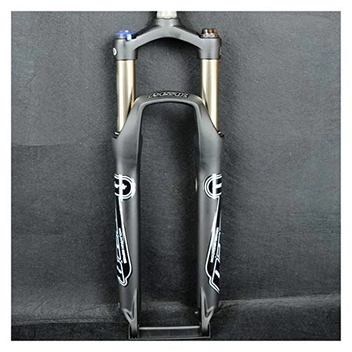 Mountain Bike Fork : YING-pinghu Bike Front Fork Bicycle Components Bicycle fork 26 / 27.5 / 29inch mountain bikes fork Suspension Bike Bicycle MTB Fork Manual Contorl Alloy Disc Brake Oil 9mmQR (Color : 27.5 A matte black)