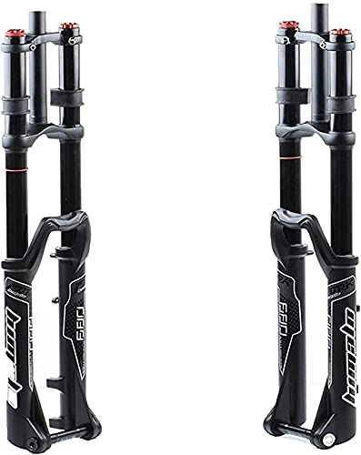 Mountain Bike Fork : YLXD Bike Front Forks Mountain Bicycle Suspension Forks, Adjust Suitable for Snowmobiles Bike Front Fork 27.5