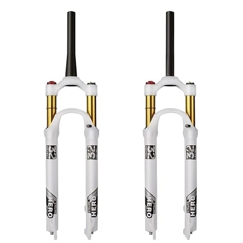 Mountain Bike Fork : YoGaes Suspension Forks 1 Pcs Mountain Bike Air Fork Suspension Plug Magnesium Alloy Air Fork 26 27.5 29 Inch 120-120MM Mtb Forks (Color : Shoulder Control)