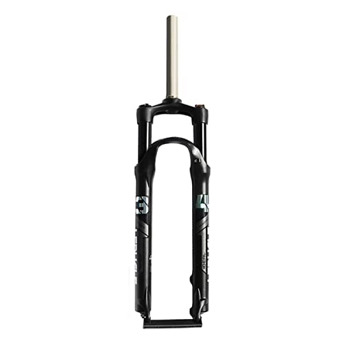 Mountain Bike Fork : YUISLE Bike Suspension Fork 26 / 27.5 / 29 Inch Air Mountain Bike Suspension Fork Suspension MTB Fork 80mm Travel Straight Tube For Disc Brake Bike (Color : Black, Size : 29")