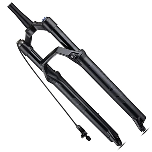 Mountain Bike Fork : YUISLE Bike Suspension Fork MTB Fork 27.5 29 Inch MTB Suspension Fork Travel 120mm1-1 / 8 Straight Tube / Tapered Tube Mountain Bike Forks (Color : Vertebral RL, Size : 27.5")