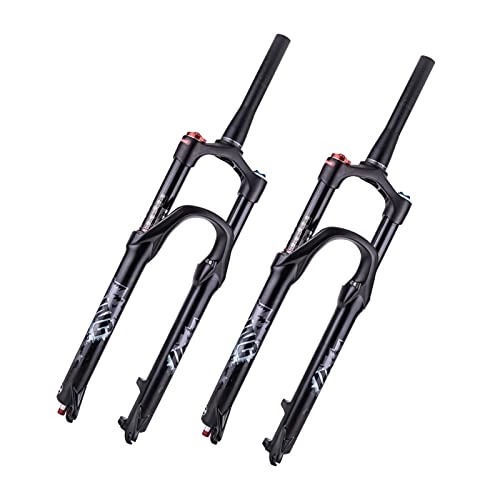 Mountain Bike Fork : YXZQ Bicycle Front Fork 26 / 27.5 Cone Tube Shoulder Control Quick Release Damping Mountain Bike Front Fork Magnesium Alloy Air Fork Lockable Front Fork for Shock Absorption