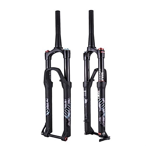 Mountain Bike Fork : YXZQ Bicycle Front Fork Mountain Suspension Fork 26 / 27.5 Cone Tube Shoulder Control Barrel Shaft Damping Magnesium Alloy Air Fork Can Lock The Front Fork for Shock Absorption