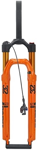 Mountain Bike Fork : ZECHAO 27.5 / 29'' MTB Air Fork 1-1 / 8" Bicycle Front Fork Disc Brake 110mm Travel QR 9mm Mountain Bike Suspension Forks RL 1780G Accessories (Color : Orange, Size : 29'')