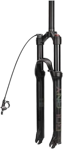 Mountain Bike Fork : ZLYJ 26" 27.5 Inch 29er Mountain Bike Suspension Fork, Aluminum Magnesium Alloy Lightweight Air Forks Travel 120mm B, 27.5