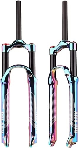 Mountain Bike Fork : ZLYJ Air Fork Vacuum Plating Colorful MTB Bike Front Fork 120mm Aluminum Alloy 27.5 / 29 Inch A, 29inch