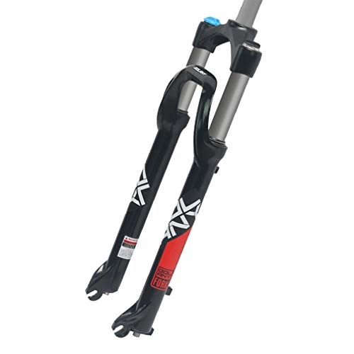 Mountain Bike Fork : ZTGL 26 inch Suspension Forks Snowmobile Bike Front Fork Gas Fork 100mm Travel, Manual Lockout, Straight Tube Bicycle Front Fork