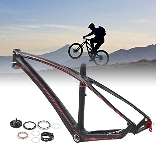 Mountain Bike Frames : 01 Ultralight Carbon Bike Frame, With Headset and Seatpost Clip for Mountain Bicycle, Professional Manufacturing - Has a Good Sense of Use
