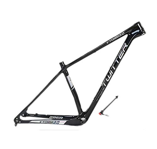 Mountain Bike Frames : BIKERISK 2019 Storm 20 Thru Axle XC Mtb Carbon Frame 27.5er 29er Disc Brake High Modulus 18K 12 * 142mm Top Pull Front Derailleur, 2, 29×17