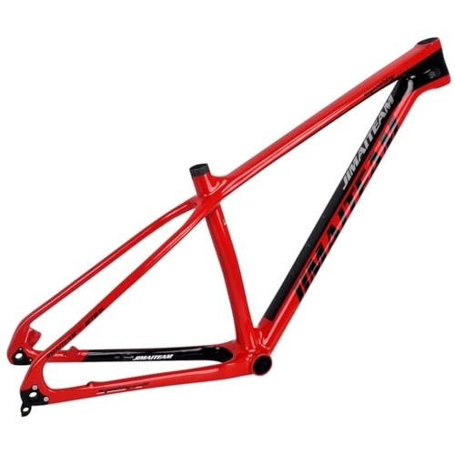 Mountain Bike Frames : Full Carbon MTB Frame 27.5er 29er Mountain Bike Frame Disc Brake Quick Release 135mm Thru Axle 142mm / 148mm BB92 EPS Routing Internal (Size : 27.5x17")