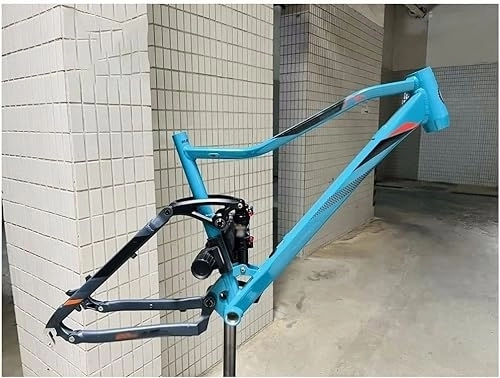 Mountain Bike Frames : InLiMa Aluminium Alloy Suspension Frame 26 / 27.5er Mountain Bike Frame 19'' QR 135mm Disc Brake MTB Frame DH / XC / AM Travel 120mm