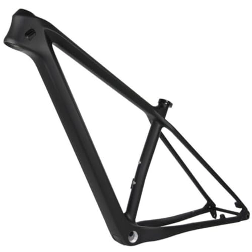 Mountain Bike Frames : MTB Frame 27.5 / 29er Full Carbon Bicycle Frame 15'' / 17'' / 19'' Hardtail Mountain Bike Frame Thru Axle 148mm BSA Bottom Bracket With Disc Brake Routing Internal (Size : 29x19")