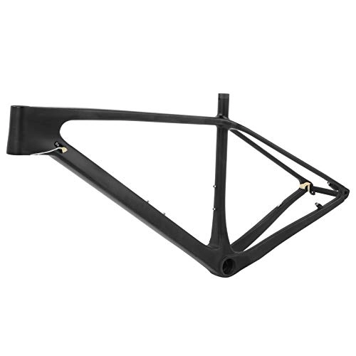 Mountain Bike Frames : SALUTUY Carbon Fiber Front Fork Frame, Bike Frame No Deformation Replacement for Mountain Bike for Road Bike(29ER*17 inch)