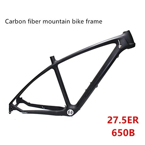 Mountain Bike Frames : SJSF L 3k Carbon Fiber Mountain Bike Frame T700 Ultralight 17" MTB Matte Black Unibody Internal Cable Routing