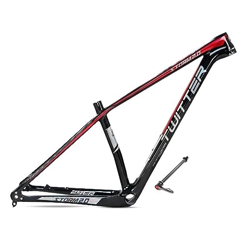 Mountain Bike Frames : TANGIST 27.5“ / 29”Carbon Fiber MTB Bicycle Frame 15″ / 17″ / 19″ Cyclocross Bicycle Frame XC Bicycle Frame EPS Technology Hidden Disc Brake Mount (Color : B, Size : 19x27.5inch)