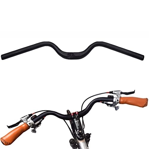 Mountain Bike Handlebar : Bicycle handlebars, Φ25.4 * 600mm retro swallow handlebars, ultra-light aluminum alloy M handlebars, suitable for mountain / leisure / road / dead bike, etc.