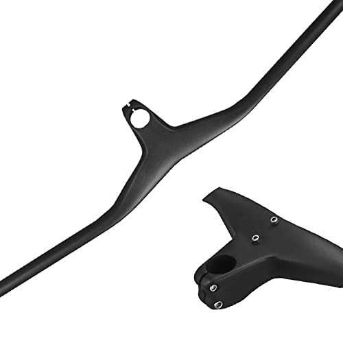 Mountain Bike Handlebar : Carbon MTB Handlebar Integrated RXL SL Carbon Fiber Riser Mountain Bike Handlebars 28.6mm Carbon Downhill Bike Bars MTB Handlebar And Riser Back Angle 5° Carbon Riser Handlebar UD matte 760 * 80mm