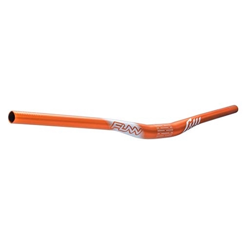 Mountain Bike Handlebar : Full On MTB Handlebar, Bar Clamp 31.8mm, Width 785mm, Alloy Riser Bar for Mountain Bike (Rise 15mm, Orange)