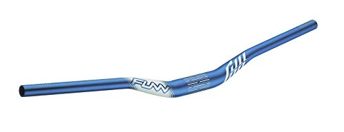 Mountain Bike Handlebar : Full On MTB Handlebar, Bar Clamp 35mm, Width 785mm, Alloy Riser Bar for Mountain Bike (Rise 30mm, Blue)