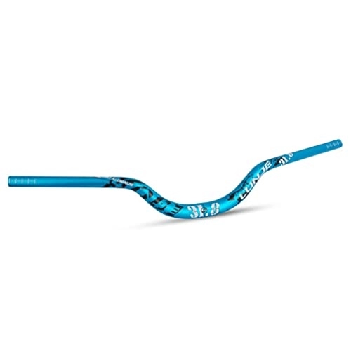 Mountain Bike Handlebar : HIMALO 31.8mm MTB Handlebar Aluminum Alloy Mountain Bike Handlebar 720mm 780mm Extra Long Bars 70mm High Riser Handlebars DH XC AM (Color : Blauw, Size : 720mm)