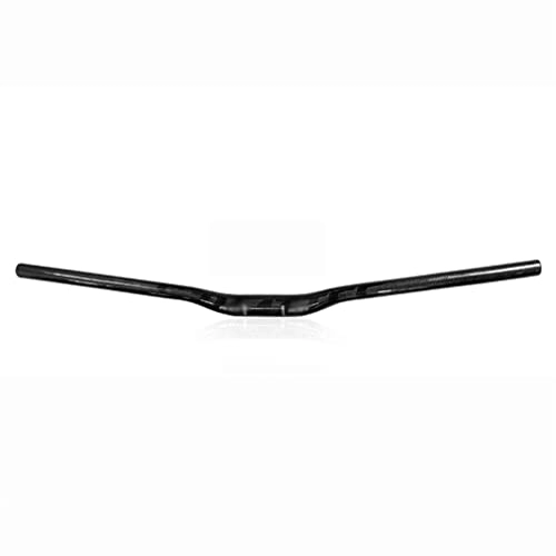 Mountain Bike Handlebar : HIMALO Carbon MTB Handlebar 31.8mm Mountain Bike Riser Handlebar 680 / 700 / 720 / 740 / 760mm Extra Long Bars Rise 25mm (Color : Black, Size : 680mm)