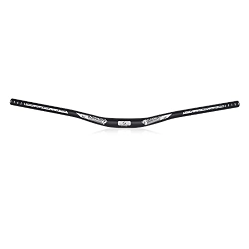 Mountain Bike Handlebar : Mountain Bike Handlebars Lightweight Aluminium MTB Riser Bars 31.8×680 / 720 / 780Mm Extra Long Speed Grip Bicycle Handlebars, Black, 31.8 * 720mm