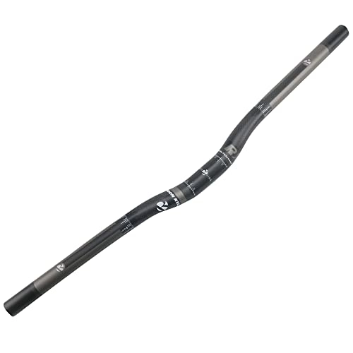 Mountain Bike Handlebar : Mountain Biking Handlebars Carbon MTB Handlebars 700mm Handlebars 25.4 Comfort Mountain Bike Handlebars Carbon Fiber Riser Handle Bar Ergonomic Design Matte 700mm