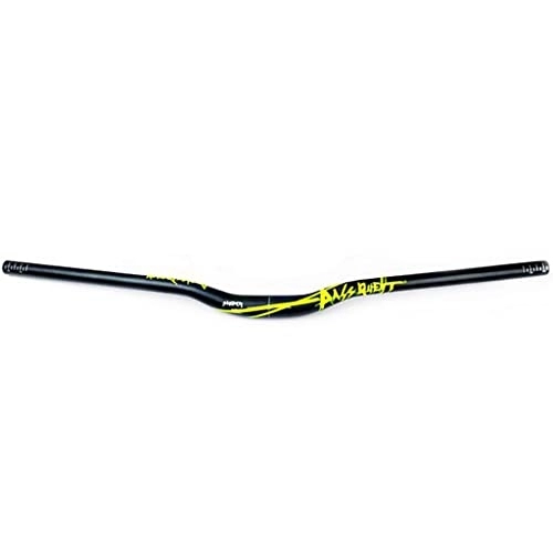 Mountain Bike Handlebar : TANGIST 31.8mm Handlebar 720 / 780mm Round Bar Top Style Handlebar Drop Bar Horns Belt Handlebar Mountain Bike Riser Handlebar Fit Gravel Riders (Color : Yellow, Size : 31.8 * 780mm)