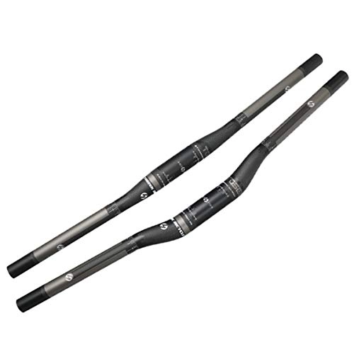 Mountain Bike Handlebar : WEIWEITOE-UK TOSEEK Bicycle Handle Cross-section Carbon Fiber Mountain Bike Swallow