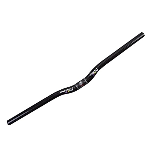 Mountain Bike Handlebar : YouLpoet 25.4Mm Mountain Bike Handlebars Lightweight MTB Carbon Fibre Road Bike Handlebar High Strength Bicycle Riser Bar, 700mm