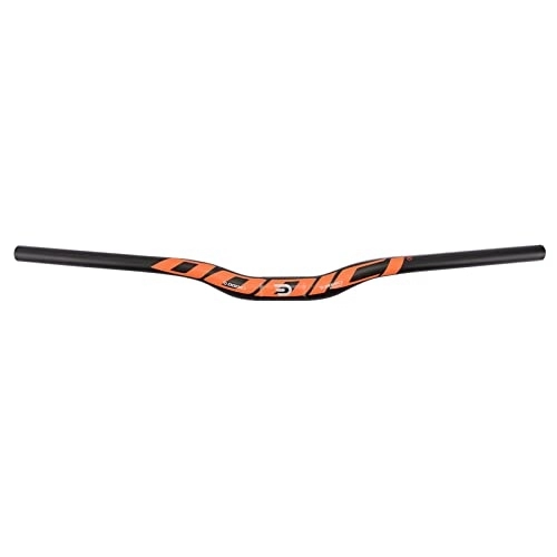 Mountain Bike Handlebar : YouLpoet Mountain Bike Handlebar 31.8 Mm MTB Riser Handlebar Carbon Fibre Bicycle Riser Bars, orange, 690mm