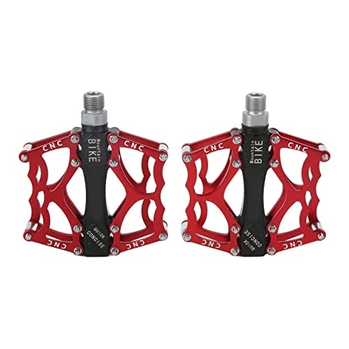 Mountain Bike Pedal : 1 Pair Premium Bike Pedals & Bearings Bicycle Pedals, Non-Slip Aluminium Mountain Bike Pedals, Mountain Bike Pedals