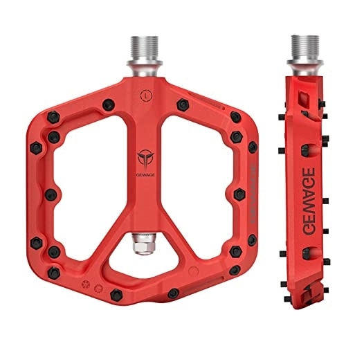 Mountain Bike Pedal : A / A Bike Pedal Bicycle Pedals, Non-Slip Mountain Bike Pedals | Road Bicycle Flat Pedals with Anti-Skid Pins, Universal Platform Pedal for BMX Road Bikes Cycle-Cross Bikes