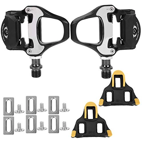 Mountain Bike Pedal : Alomejor Bike Pedal Cleats 1 Pair Quick Release Self Locking Pedal Bike Shoes Pedal Cleat Cover Pedal Replacement