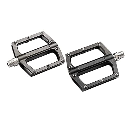 Mountain Bike Pedal : Amagogo Pedals, Mountain Bike Pedals, Suitable for MTB BMX Pedals, Non- Pedals 9 / 16 Inch Spindle Road Pedal Platform Pedals - Black, 98x92x16mm
