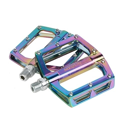 Mountain Bike Pedal : BESPORTBLE 1 Pair Mountain Pedal Universal Pedal Bicycle Platform Flat Pedals Platform Pedal Clipless Pedals Look Cleats Mountain Bike Pedal Cycling Cleats Look Pedals Bearing Aluminum