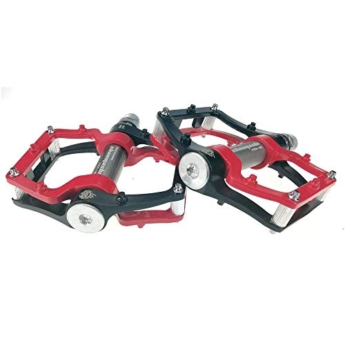 Mountain Bike Pedal : Bicycle Pedal Mountain Bike Pedal 1 Aluminum Alloy Used For Durable Slip Plus Bicycle Pedal Non-slip Durable Mountain Bike Pedals Black Red