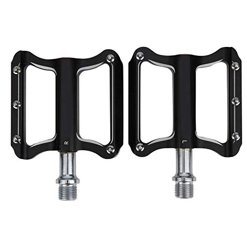 Mountain Bike Pedal : Bicycle Pedals Aluminum Alloy Bicycle Platform Road Bike Pedals for MTB Road Vehicles and Folding(Noir)